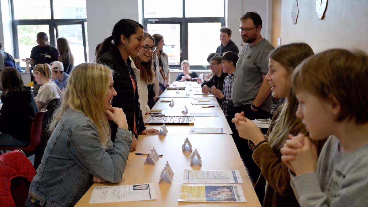 Community event where people connect in person